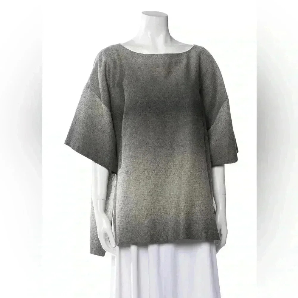 Bateau Neckline Short Sleeve Sweatshirt